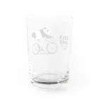 WORLDCYCLEのスーパーマンパンダ Water Glass :back