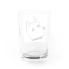 ꧁あふぇくしょん꧂の犬を描いてと言われました。 Water Glass :back