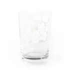 sakamichi_goodsの咲いてる（部分） Water Glass :back