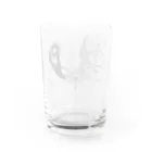 平井肉助(Rudy)の抽象画グラス Water Glass :back