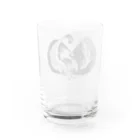 平井肉助(Rudy)の抽象画グラス第二弾 Water Glass :back