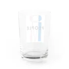 InterestのPEOPLE +chara Water Glass :back