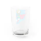 イラストレーター トツカケイスケのSUPER GIRL Water Glass :back