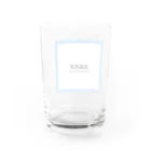 ABAX DIAMOND co.のABAX DIAMOND co.   BLUE logo グラス反対面