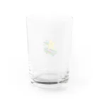 SK8starの初心者スケーター星くんTシャツ Water Glass :back