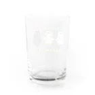 ごはんの色んな気持ちでお腹を出す猫ちゃん Water Glass :back