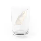 kiichacoの-猫- 左手を暖めるはっさく Water Glass :back