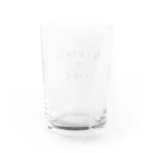 夏陽りんこのなつひりんこのげぼくロゴグッズ Water Glass :back