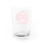 夙川育ち＠ネットショップのLand like a cat red　〜　夙川育ち Water Glass :back