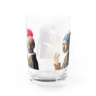 nawoko-yaの赤いモヒカンの少女 Water Glass :back