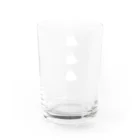 おばけのObakeちゃんのお店の3匹のObakeちゃん Water Glass :back