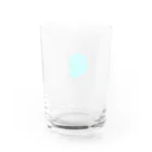 mooncatの幸せのBlue bird Water Glass :back