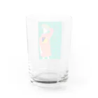 せんのポニテ女 Water Glass :back