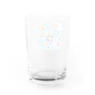 しづくの涼しげな夏の花 Water Glass :back