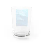 sakuraのシワハイルカ　イルカ Water Glass :back