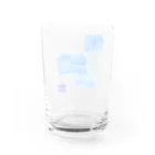 Hi*roomのウリクラゲとマンボウとチンアナゴの四角い海 Water Glass :back