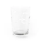 nawoko-yaの猫文字ねこ Water Glass :back