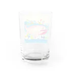 shizuka-kashimaのぴんくクジラ Water Glass :back