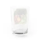 生肉の世界一ユッケなグラス Water Glass :back