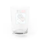 うさぎまるえkawaiishop のくまコロりん『NO３密』 Water Glass :back