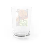 ハーミットのからあげきゅうりビール Water Glass :back