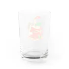 コッカースパニエルと仲間たちのお店のりんご Water Glass :back