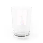 のののの店のぺんぺん草枠あり Water Glass :back