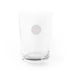 the.Nのthe.Nロゴマークピンク Water Glass :back