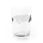 岡田侑大／グラフィックデザイナーのザトウクジラ Water Glass :back