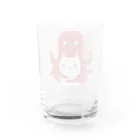 ももも雑貨堂のネコタコ Water Glass :back