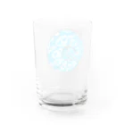 みzooのブルーなボールパイソン Water Glass :back