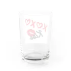 a♡のkiss Water Glass :back