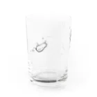 unyomushiの泳ぐウニョムシ Water Glass :back