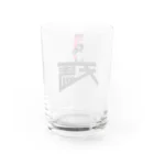 蹄ぽに子の天馬ガール Water Glass :back