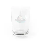 ニャジロウショップSUZURI店のヤポンスキーこばやし画伯潜水艦グラス Water Glass :back