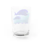 Thank you for your timeの鯨 mammal Water Glass :back