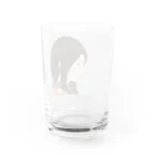 松や SUZURI店の美人画「花の一片」 Water Glass :back