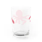 カニちゃんと愉快な仲間たちのいつもいっしょ　タコ Water Glass :back