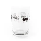 かきくけ企画のくろいやつら Water Glass :back