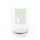 まつのしばいぬさん Water Glass :back