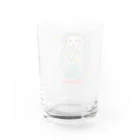 わくわく玉のアマビエらぶりー Water Glass :back