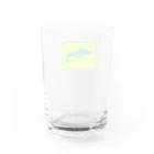 ハッピーなナタリーのワニさんガラスコップ Water Glass :back