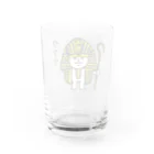 ZIZYの　ネコツタンカーメン Water Glass :back