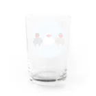 rodentのドット文鳥ズ Water Glass :back