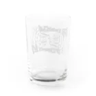 70m(naomi)の線画　トラ Water Glass :back