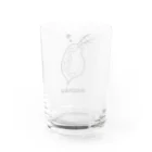 まる屋のミジンコグッズ Water Glass :back