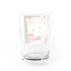 Husky'S Herb Gardenのちびっ子ハスキー チコリちゃん Water Glass :back