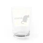 ニャムのアトリエのNEKOZEサークル Water Glass :back