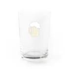 YAMのビール Water Glass :back