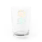 モズヲとモズコのヒマワリ Water Glass :back